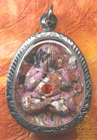 Amulette multicolore Phra Pidta de fortune – LP Koon Parisutho du Wat Ban Rai La Magie du Bouddha.