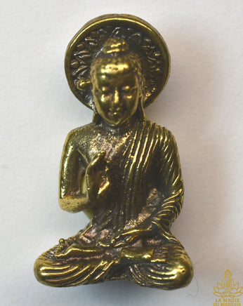 Petite amulette en laiton du Bouddha historique (Wat Suthat, Bangkok) La Magie du Bouddha.