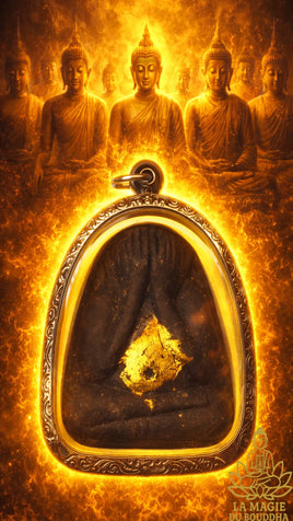 Grosse amulette Phra Pidta Bandan Sap protectrice - Wat Thung Sethi La Magie du Bouddha.