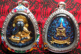 Superbes amulettes du Bouddha protecteur Phra Pidta - Wat Tham Singtho Thong.