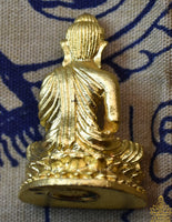Précieuse amulette dorée Phra Kling Visakha Buccha – Luang Phor Khon (1992, Wat Chaiyaphruek Mala Ratchaworawihan)