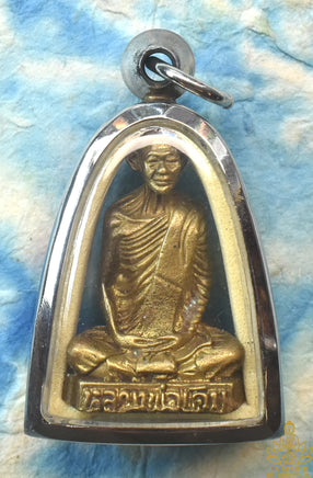 Statuette vintage Luang Phor Chaem – Wat Chalong (fin années 70 – début 80) La Magie du Bouddha.