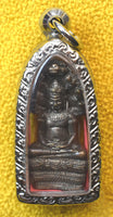 Amulette Phra Naphok en métal alchimique – Luang Phor Dam, Wat Ban Bua (Buriram) La Magie du Bouddha.