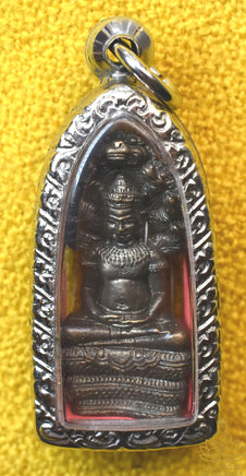 Amulette Phra Naphok en métal alchimique – Luang Phor Dam, Wat Ban Bua (Buriram) La Magie du Bouddha.