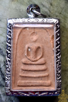 Ancient Phra Somdej Terracotta Amulet – Buddha of the Days of the Week (Unknown Temple)