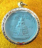 Amulette bleue du Bouddha Luang Phor Wat Raï Khing.