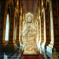 Pendentif Bouddha Chinois Debout en Jade - Vénérable Lersi Tafai La Magie du Bouddha.