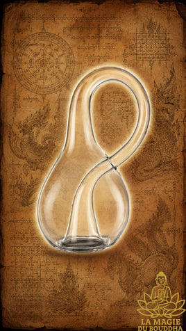 Bouteille de Klein en Verre - Objet Insolite pour Cabinet de Curiosités La Magie du Bouddha.