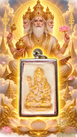 Amulette miraculeuse Phra Phrom Brahma du Très Vénérable Luang Phor Dooh du Wat Sakai