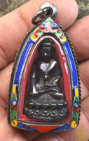 Amulette Phra Kling Alchimique en Mekkapat du Wat Suthat – Bangkok – 2005 La Magie du Bouddha.