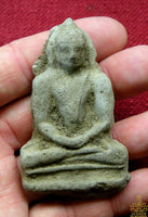 🪷 Ancient Votive Tablet of the Buddha – Terracotta.