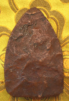 Ancienne tablette votive du Bouddha en terre cuite rouge sombre – Nord de la Thaïlande (Chiang Rai)