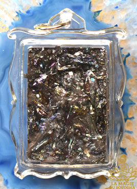 Faux Lek Lai arc-en-ciel en carborundum La Magie du Bouddha.