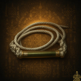 Ceinture sacrée Takrut protectrice – Luang Phor Sawai (Wat Pidharam, années 90) La Magie du Bouddha.