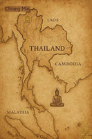 Pa Yant ancien Yant Gao Phra Siwali de Kruba Khamsen (1977)