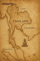 Amulette Thaï Takut Mang-Mee-Sri-Suk de LP Tanjaï - Wat Phra Baromathat. La Magie du Bouddha.
