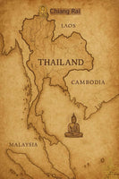 Rian Pim Phrok Boddhi – Médaille bénie par Kruba Boonchum (Wat Santi Wanaram, Chiang Saen) La Magie du Bouddha.