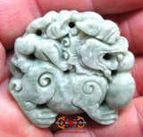 Pendentif en jade Chinois Lion de Fo.