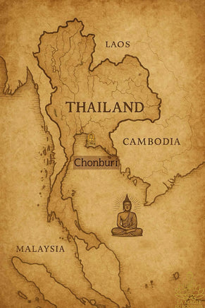 Amulette Luang Phor Thuat – Roon Bua Phon Nam (Pim Jumbo) – Wat Sri Bappat Wanaram (Chonburi) La Magie du Bouddha.