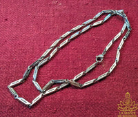 Collier futuriste pour amulette thaïlandais (Argent ou Noir & Or)