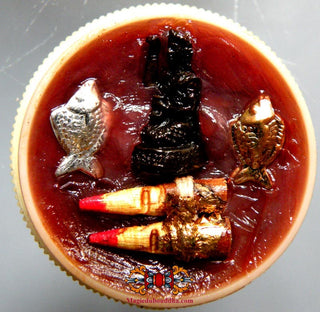 Crème magique Kee Phung de fortune - Wat Hua Khao. La Magie du Bouddha.