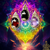 Pendentifs thaïlandais en Cristal sacré des Nâgas Dta Payanag La Magie du Bouddha.