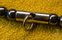 Thai Amulet Necklace with Sacred Two-Eyed Dzi Bead