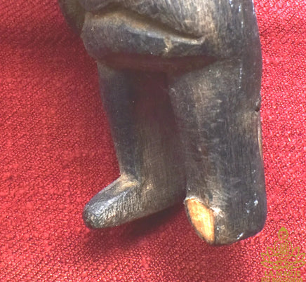 🌩 Statuette ethnique vintage en bois Indonésie (années 70) La Magie du Bouddha.