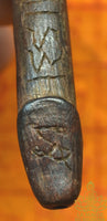 Palad Kick phallic amulet in carved wood - Protection, luck and fertility - Origin Surin / Sisaket