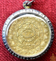 Amulette Œil Dharmachakra – Série limitée ésotérique (lotus, chakra, éveil) La Magie du Bouddha.