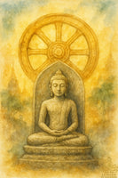 Amulette Phra Somdej et Dharmachakra - Wat Ban Photharam, 1990 (Phetchabun)