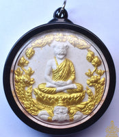 🐅 Grande amulette du dieu tigre Chao Po Suea (avec Jatukham Rammathep au dos) – Wat Krathum Suea Pla, 2007