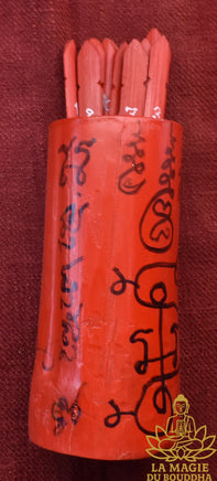 ⛩ Bâtonnets divinatoires Siam See เซียมซี traditionnels consacrés par le très vénérable Lersi Po Kassem La Magie du Bouddha.