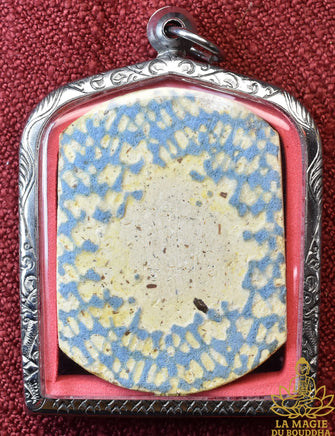 🐢 Amulette Thao Mahaphrom Shinna Panchara Bouddha chinois debout sur tortue et nagas La Magie du Bouddha.