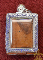 Amulette Phra Somdej Nak Prok de Luang Phor Thong Gleung (vers 1995) – Épine sacrée de porc-épic – Wat Chedi Hoi