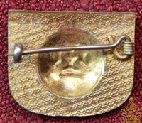 Ancien insigne officiel thaïlandais aux symboles héraldiques du Siam La Magie du Bouddha.