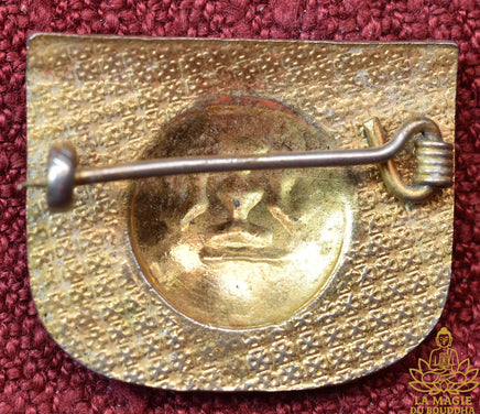Ancien insigne officiel thaïlandais aux symboles héraldiques du Siam La Magie du Bouddha.
