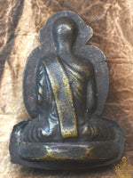 Original bronze amulet from Luang Phor Doem – Uncut edges – Wat Nong Pho