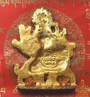 🔱 Statuette ancienne de la déesse Durga en bronze doré La Magie du Bouddha.