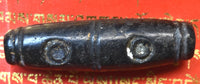 Large Tibetan Dzi Sacred Beads – 4 Eyes &amp; 12 Eyes (Magnetic Black Stone)
