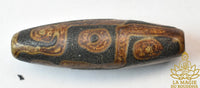 Ancien Dzi tibétain sacré à neuf yeux La Magie du Bouddha.
