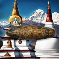 Perle Dzi ancienne – Nœud d’Éternité – Artisanat traditionnel tibétain La Magie du Bouddha.