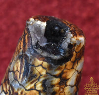 Perle sacrée tibétaine Dzi à neuf yeux ancienne La Magie du Bouddha.