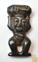 Talisman chamanique tibétain en pierre noire magnétique – Esprit porteur du Dzi La Magie du Bouddha.
