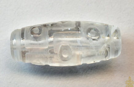 Perles Dzi à neuf yeux en cristal de quartz La Magie du Bouddha.