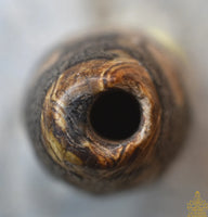 Perle Dzi ancienne – Nœud d’Éternité – Artisanat traditionnel tibétain La Magie du Bouddha.