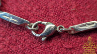 Collier futuriste pour amulette thaïlandais (Argent ou Noir & Or)