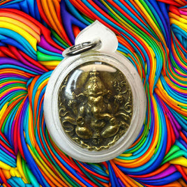 Amulette en laiton de Ganesh – Wat Khaek (Wat Phra Sri Maha Mariamman), Bangkok