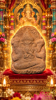 Ancient Phra Pikanet terracotta votive tablet