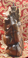 Statue indonésienne de Ganesh en bois précieux – Artisanat sacré d’Asie du Sud-Est La Magie du Bouddha.